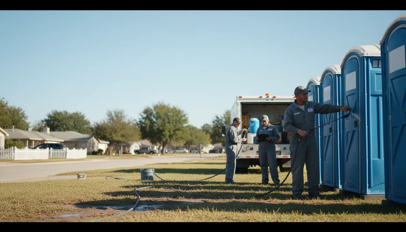 Long-Term Portable Toilet Rental in Albert, OK near me